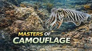 Masters of Camouflage | Octopus and Cuttlefish Behavior Beneath the Reef