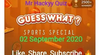FLIPKART GUESS WHAT TODAY ANSWERS | 2nd September 2020 | Mr Hackyy Quiz