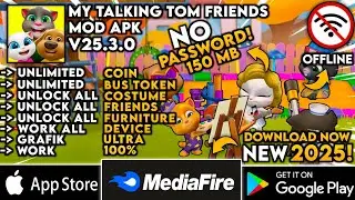 My Talking Tom Friends MOD APK Terbaru 2025 | Unlimited Money & Unlock Everyting No Password
