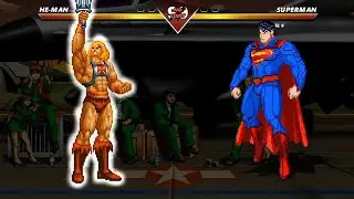 HE MAN vs SUPERMAN - High Level Awesome Fight!