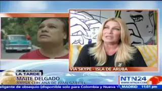 Cerca aprendías que era más grande como Alberto Aguilera que como Juan Gabriel: Maite Delgado