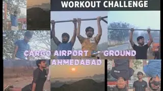 5(fifth) day Cargo Airport Ground Ahmedabad  exercise, stretching, walk and Volog  [5/30]
