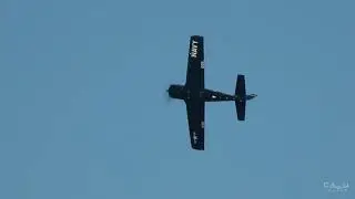 2019 Culpeper Air Fest (Practice): Astronaut Joe Edwards T-28 Trojan