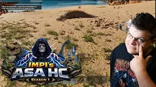 ARK Survival Ascended Hardcore - Impi&acute;s HC Projekt Season1 -  Erster Dino in der Tasche und 3 Herzen