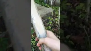 How to make a sword out of a palm tree