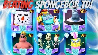 BEATING Spongebob Tower DEFENSE!