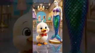 Why Did This Cute Duck Buy a Mermaid Costume? His Secret Plan is Revealed!🧜&zwj;♀️#cute #duck #vmminds1
