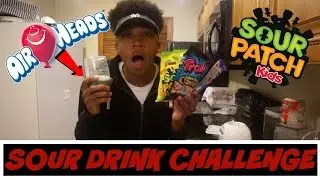 SOUREST DRINK IN THE WORLD CHALLENGE ( DO NOT TRY THIS)