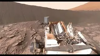 NASA's Curiosity Mars Rover at Namib Dune (360 view)
