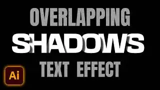 How to PROPERLY Create Editable Overlapping Shadow Text Effect (Adobe Needs to Fix this)