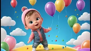 Magic Rainbow Balloon Pop | Fun Color Learning Nursery Rhyme for Kids | Baby Learning Song