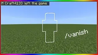 Cara membuat sistem vanish di mcpe | Minecraft PE