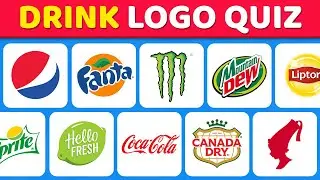 🥤 Guess the Drink by Its Logo 🍹 | Beverage Quiz Challenge
