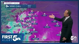 Arctic air has arrived, with a cold and snowy weekend ahead for Colorado