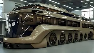 2025 Volkswagen Luxury Motorhome Camper &ndash; $385K EV Camper with Smart Tech and Timeless Style
