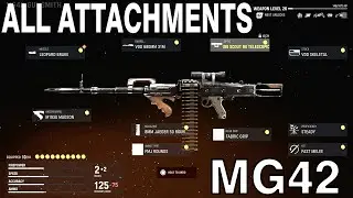 All MG42 attachments on the Vanguard BETA | Call of Duty Vanguard Beta (PS5)