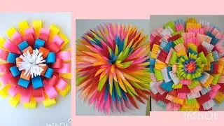 Unique Paper Wall  Hanging Craft #wallhanging  #paperart #diy #craft #decoration 