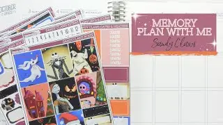 Memory Spread | Plan With Me Sandy Claws | EC Vertical Life Planner