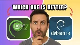 LMDE 7 против Debian 13 | Какой дистрибутив Linux лучше?
