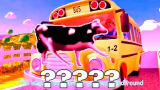 Wheels on The POLISH COW CoComelon || Sound Variations pt12