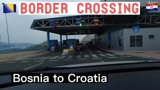 Bosnia and Herzegovina to Croatia border crossing, Entry to Europe by road