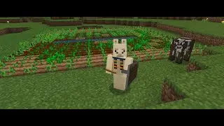 Minecraft survival #2! Finding a dessert village and making the biggest farm with hoe! (With voice!)