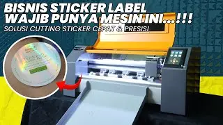 Bisnis Sticker Label Wajib Punya Mesin Cutting Sticker Autofeeder INNOVATEC A3+ MAX