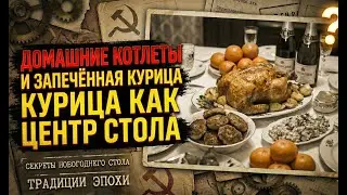 Домашние котлеты и запечённая курица как центр стола