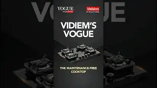 Vidiem Vogue Maintenance free Cooktop | Innovative Gas Stove made in India