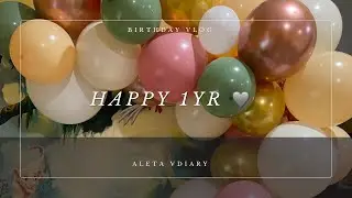 first time making balloon arch | party prep | birthday celebration for baby Maverick | new mom VLOG