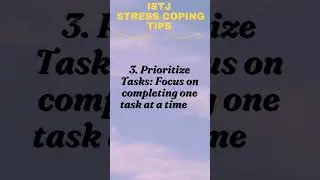5 Effective Stress Coping Tips for ISTJ Personality Type | MBTI Stress Management Strategies