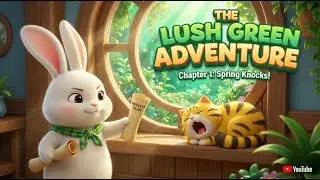 The Green Garden Adventure 🌱 | A Rabbit & Cat Learn Friendship Through NatureCutest Pets Moment