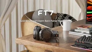 CG video of FIIO FT7- Gold Diaphragm open-Back Planar Headphone