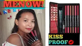 AFFORDABLE MENOW Softlipstick|KISS PROOF|SWATCHES