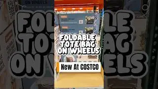 Costco&rsquo;s Foldable Tote Bag is a Game Changer🔥#costcofinds #totebag #shoppingbag