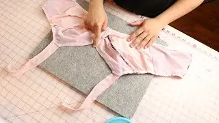 Bra Making Sew Along - Applying Channeling