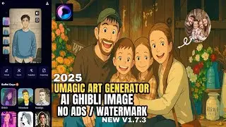 UMAGIC ART GENERATOR~seni ai Ghibli editor photo cartoon,anime,karikatur