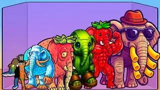 Merge Fellas ELEPHANT ARMY BRAINROT | BOSS vs BOSS Full Gameplay