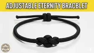 How to Make an Eternity Knot Bracelet | Easy DIY Adjustable String Bracelet Tutorial