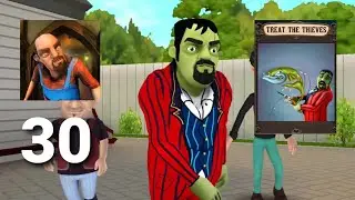 Scary Stranger 3D | TREAT THE THIEVES Gameplay Tutorial (iOS,Android)