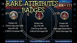 How to get RARE ATTRIBUTES in LEGACY BADGES-Legacy of Discord