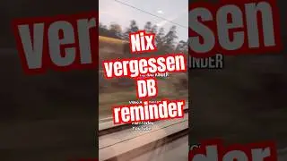 DB Erinnerung Fundb&uuml;ro Ansage Durchsage Lustig Witz Zugf&uuml;hrer Lok Zug Eisenbahn Spa&szlig; verstehen danke