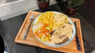 Entrec&ocirc;te et sauce poivre (انتركوت  👌😋👩🏻&zwj;🍳بصوص الكريمه والفلفل الاسود