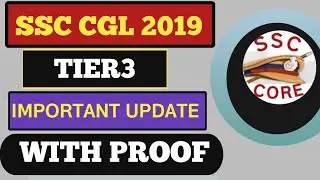 SSC CGL 2019 TIER 3 UPDATE
