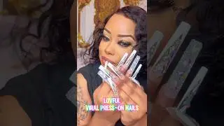 LOVFUL VIRAL PRESS-ON NAILS #lovfulnails #pressonnails #barbiedaluxewigsnmore #nailart