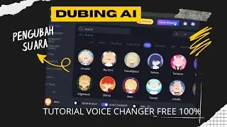 Cara Mengubah suara kalian menggunakan Voice changer 100% free (Dubbing AI)