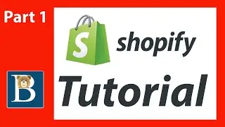 Free Shopify Tutorial for beginners Build an online store  Part 1