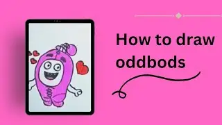 how to draw oddboads  #art#fun#learn#stepbyste #drawingguide #howtodraw #howidraw #viralvideo