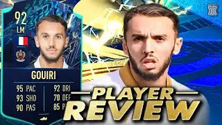 92 TEAM OF THE SEASON MOMENTS GOUIRI PLAYER REVIEW! TOTS MOMENTS SBC PLAYER - FIFA 22 Ultimate Team