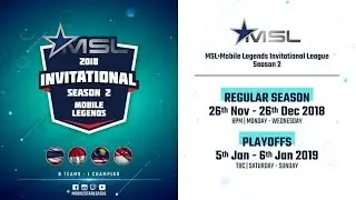 [LIVE MSL] RRQ (ID) VS TEAM BOSSKUR (MY) - MSL 2018 INVITATIONAL SEASON 2 MOBILE LEGENDS